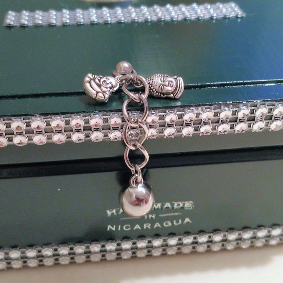 Suenos de Saundra Upcycled ALMA FUERTE Cigar Box, Storage Box, Accent Piece - Picture 5 of 14